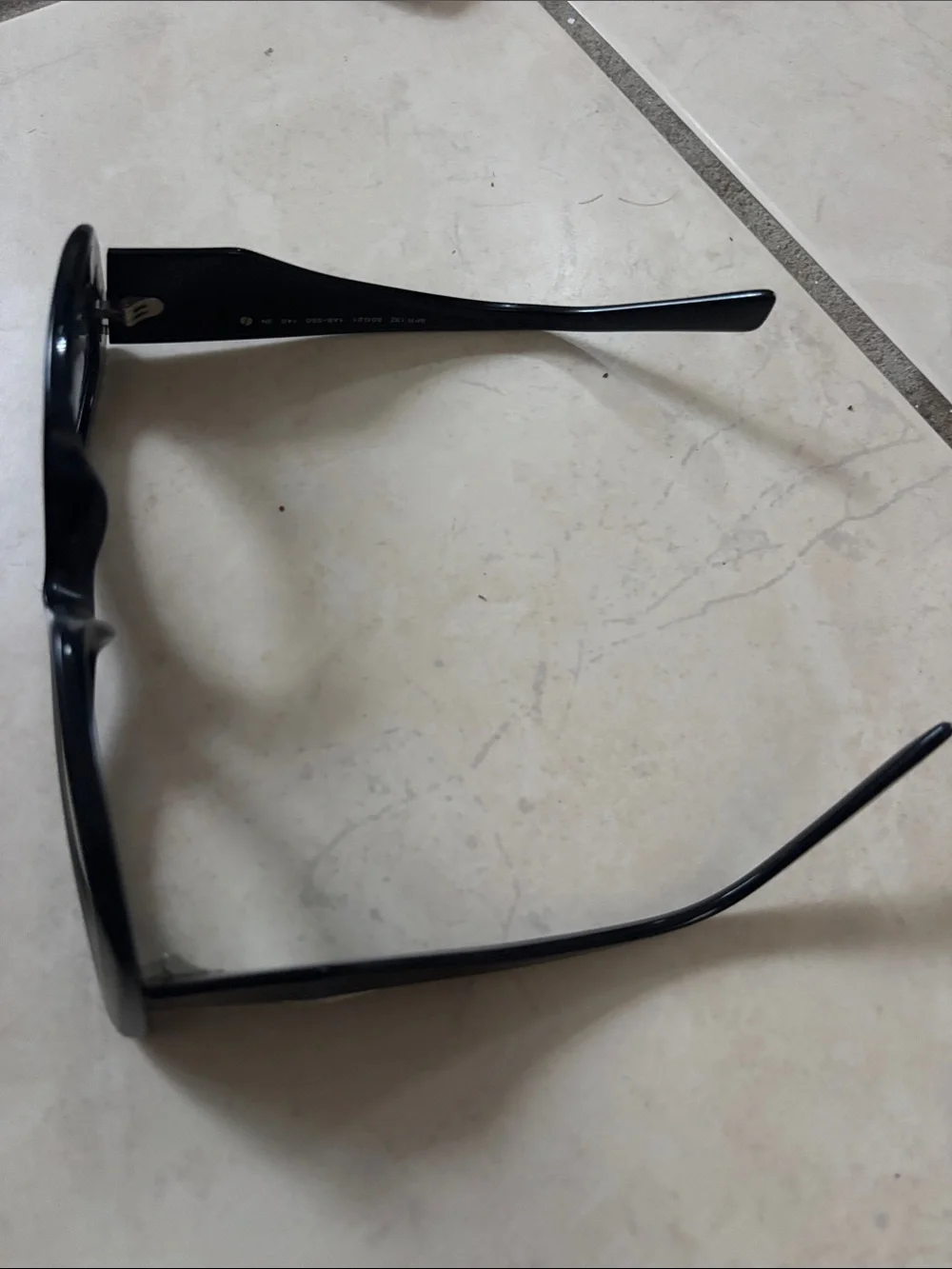 Prada Glossy Black Cat-Eye Sunglasses